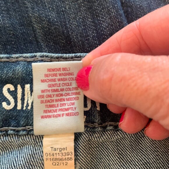 Ladies Jeans Mossimo Supply Boot Cut Size 9 - Picture 5 of 8